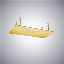 Vicenza 20x40in Polished Gold Shower Headâ€“ Vicenza