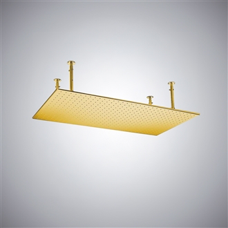 Vicenza 20x40in Polished Gold Shower Headâ€“ Vicenza