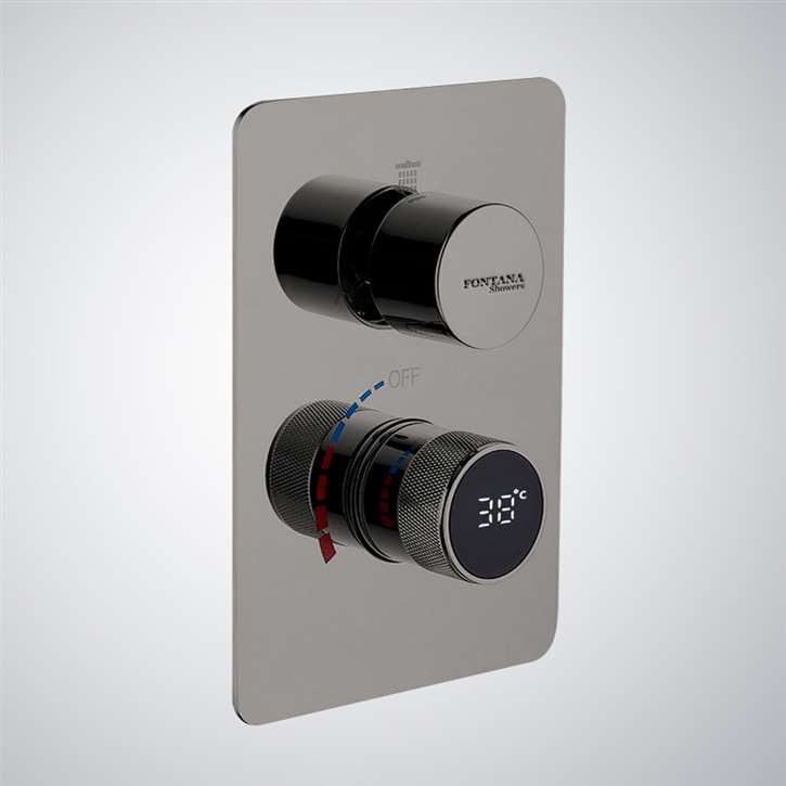 Browse Fontana Vicenza 3 Function Gun Metal Gray Smart LED Digital ...