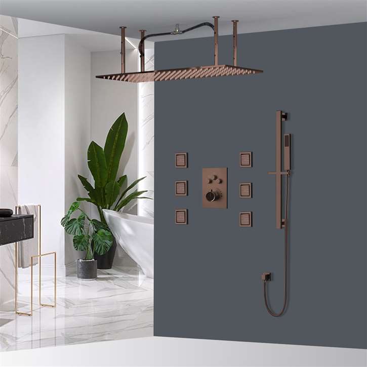 Fontana Selestat Large Rain Showerhead System