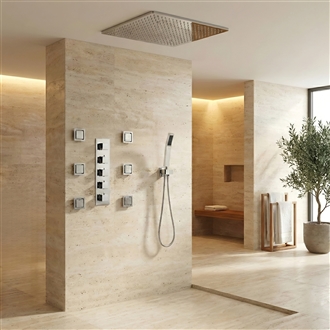 Fontana premium stainless-steel luxury rainfall shower system