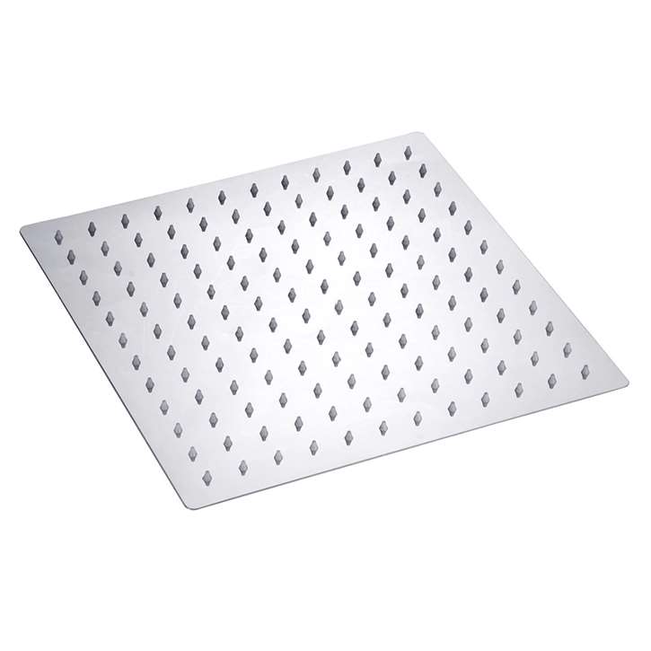 Fontana Deauville 10" Square Rainfall Shower Head in Chrome Finish