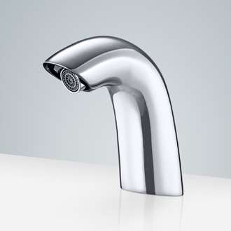 Ferguson Touchless Bathroom Faucet  Limoges Deck Mounted Chrome Touchless Electronic Bathroom Sensor Faucet