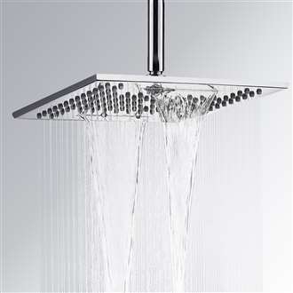 Cholet 10-inch Solid Brass Chrome Bathroom Shower Head – FontanaShowers