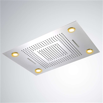 Fontana Smart Multi Function Ceiling Mount Remote Controlled LED Shower Head