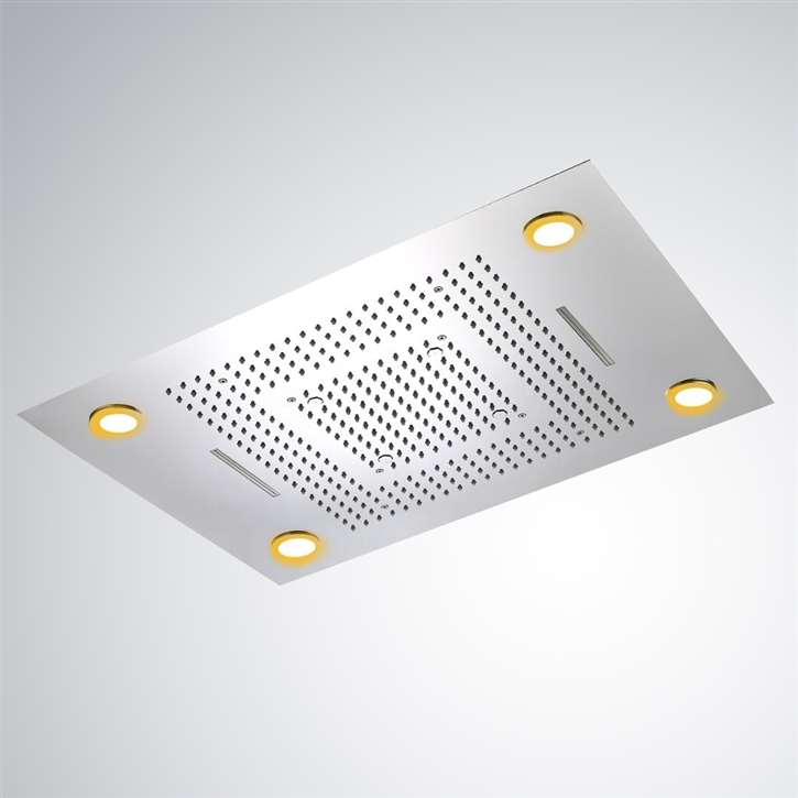 Fontana Smart Multi Function Ceiling Mount Remote Controlled LED Shower Head