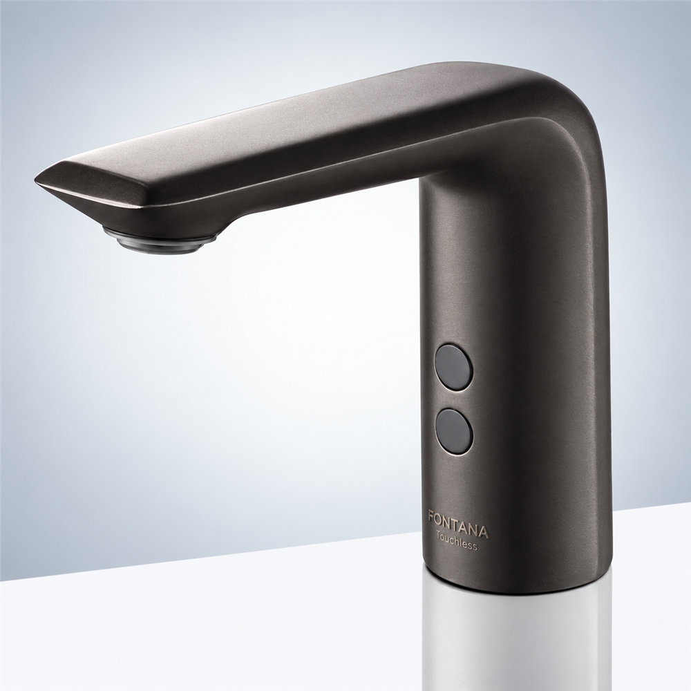 Fontana Commercial Touchless Automatic Matte Black Finish Sensor Faucet