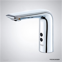Fontana Commercial Touchless Automatic Chrome Finish Sensor Faucet