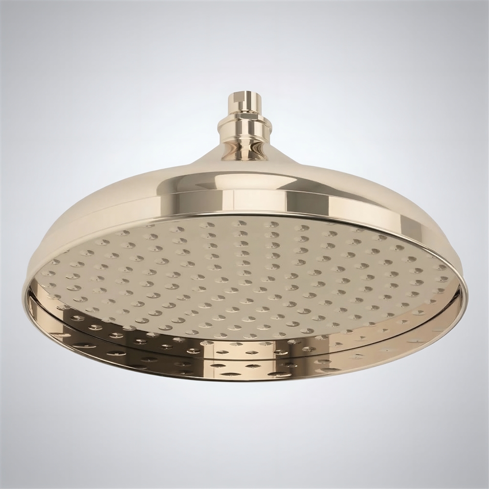 Fontana Ville de Nantes Champagne Rain Shower Head