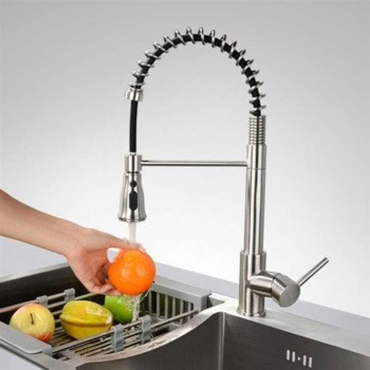 Kitchen Sink Faucet with Pull Out Sprayer -Out Sprayer FS1547TB1-NOTOUCH