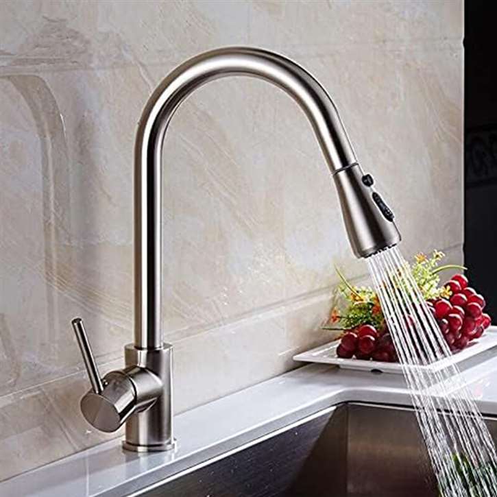Fontana Kitchen Touch Faucet Pull Out Sensor Tap in Chrome