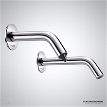 Fontana Pienza chrome touchless faucet and automatic soap dispenser