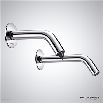 Fontana Pienza chrome touchless faucet and automatic soap dispenser