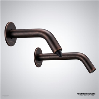 Fontana Pienza Oil Rubbed Bronze touchless faucet and soap dispenser