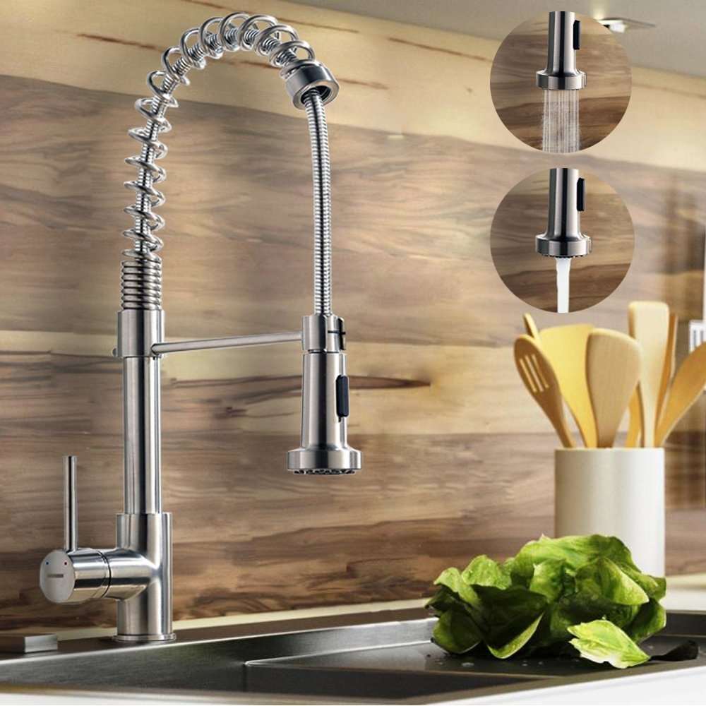 Constantine Brushed Nickel Kitchen Sink Faucet