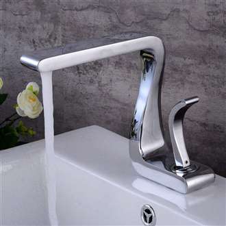 Lombardy Deck Mount Chrome Single Handle Danzi Bathroom faucet