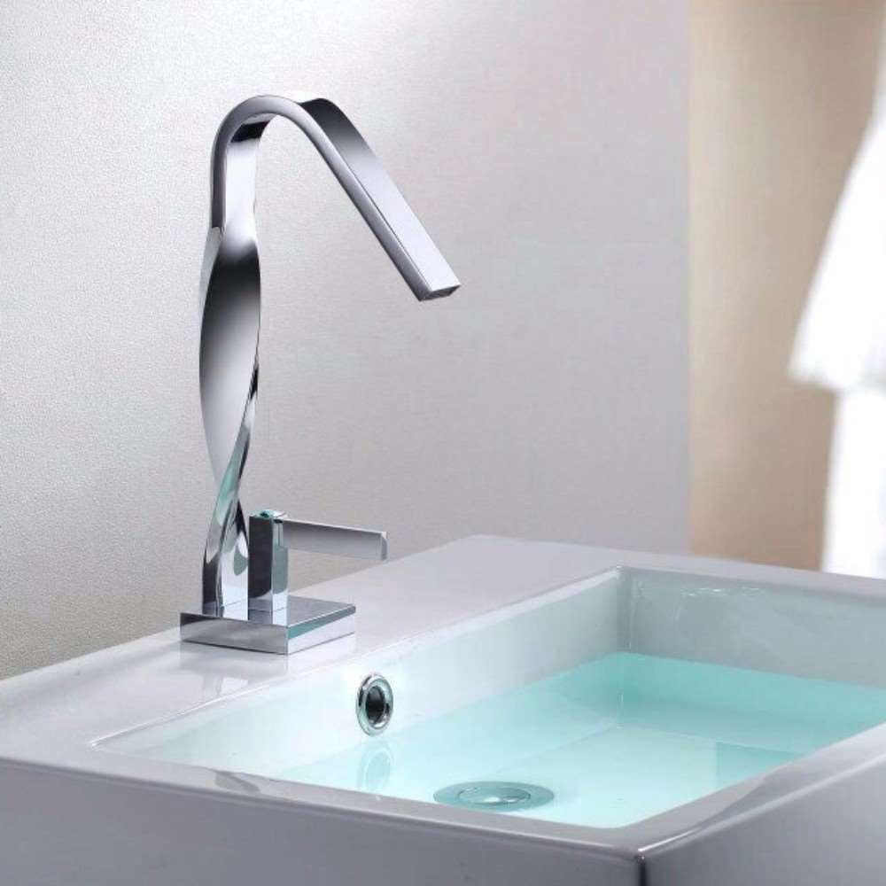Aprilia Chrome Classic Single Handle Bathroom Faucet (FS169A)