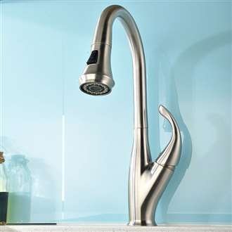 Moa Brushed Nickel Kitchen Sink Faucet || Bath And Body Moa