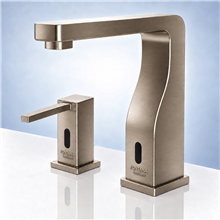 Fontana FusionFlow Duoâ„¢ â€“ Satin Nickel Auto Sensor