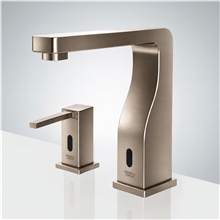 Fontana FusionFlow Duoâ„¢ â€“ Satin Nickel Auto Sensor