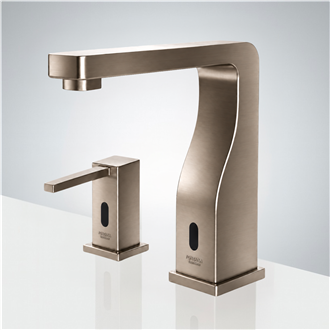 Fontana FusionFlow Duoâ„¢ â€“ Satin Nickel Auto Sensor