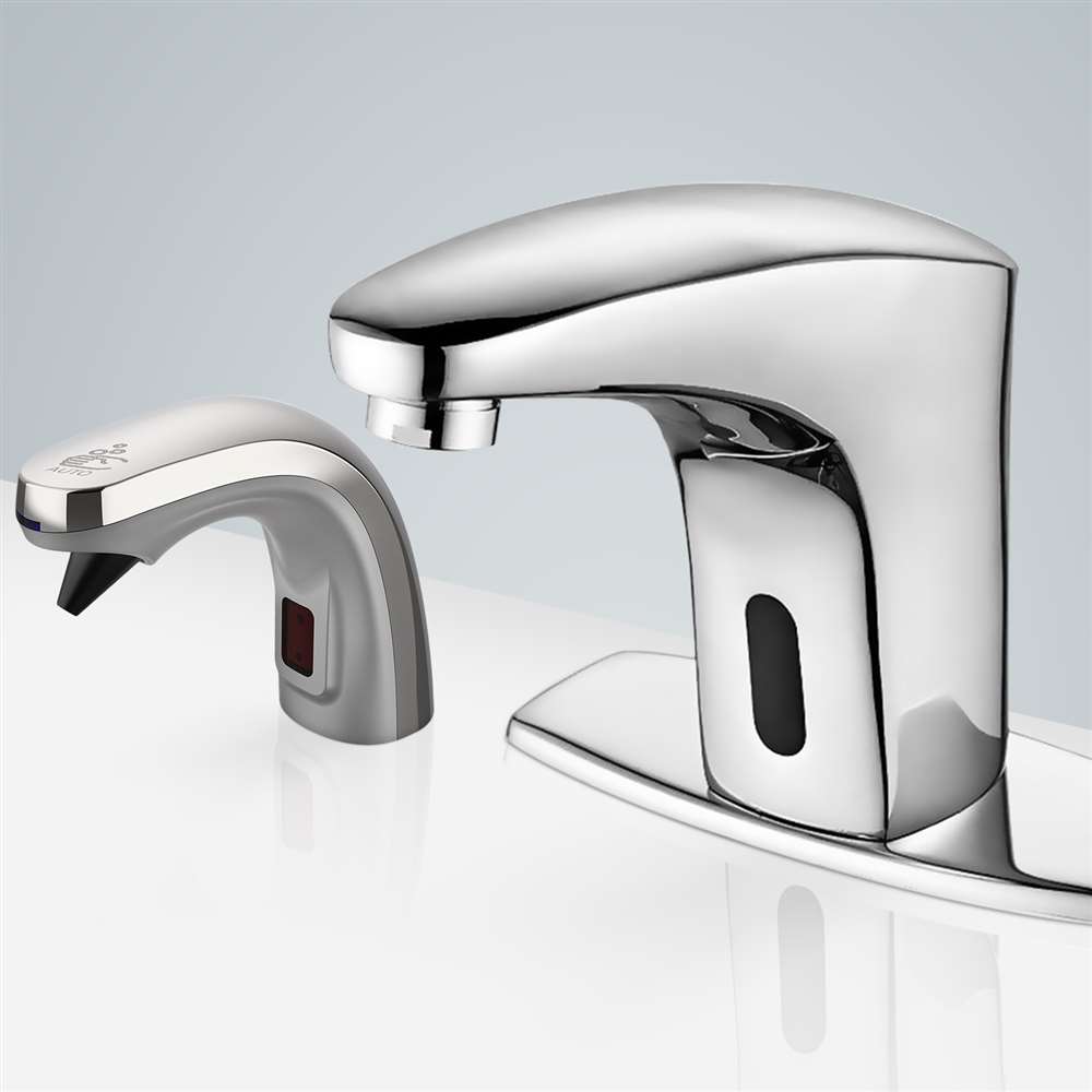 Automatic Sensor Faucet And Soap Dispenser