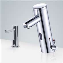 Fontana Freestanding Commercial Motion  Sensor Faucet And Automatic Soap Dispenser