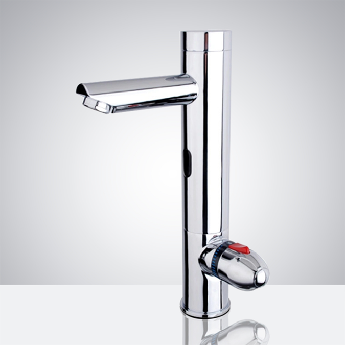 Touchless Bathroom Faucet With Temperature Control
