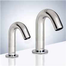 Fontana Freestanding Commercial Motion  Sensor Faucet And Automatic Soap Dispenser