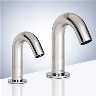 Fontana Freestanding Commercial Motion  Sensor Faucet And Automatic Soap Dispenser