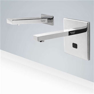 Fontana Freestanding Commercial Motion  Sensor Faucet And Automatic Soap Dispenser