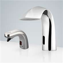 Fontana Freestanding Commercial Motion  Sensor Faucet And Automatic Soap Dispenser