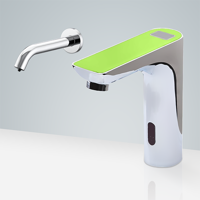 Fontana Freestanding Commercial Motion  Sensor Faucet And Automatic Soap Dispenser