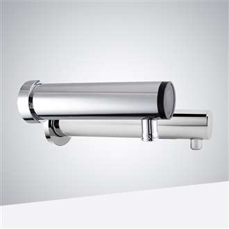 Fontana Cairo Wall Mount Commercial Automatic Sensor Faucet With Insight Infrared Technology and Automatic Soap Dispenser in Chrome