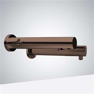 Fontana Florence Commercial Wall Mounted Touchless Commercial Automatic Sensor Faucet with Sensor Soap Dispenser in Oil Rubbed Bronze