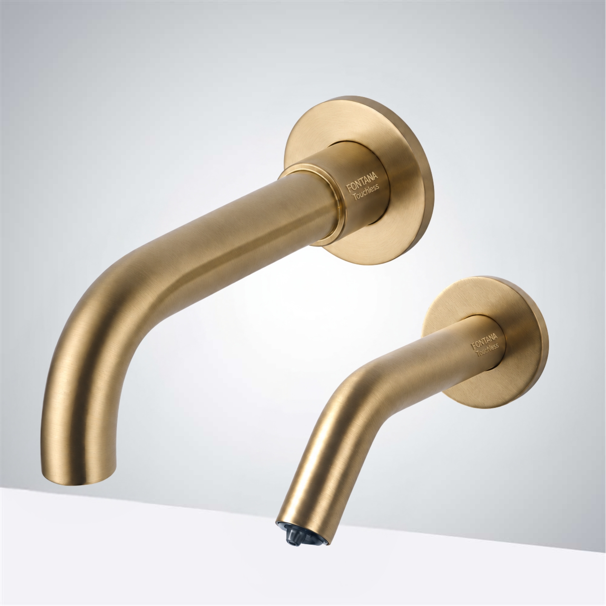 Fontana Lima FS18269-G commercial dual sensor faucet and soap dispenser used for airport renovation