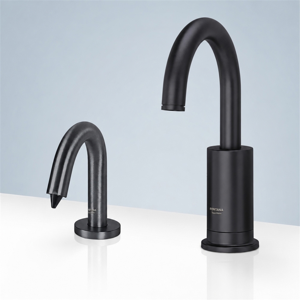 Fontana SÃ¨te Top of the Line Motion Sensor Faucet & Automatic Soap Dispenser for Restrooms