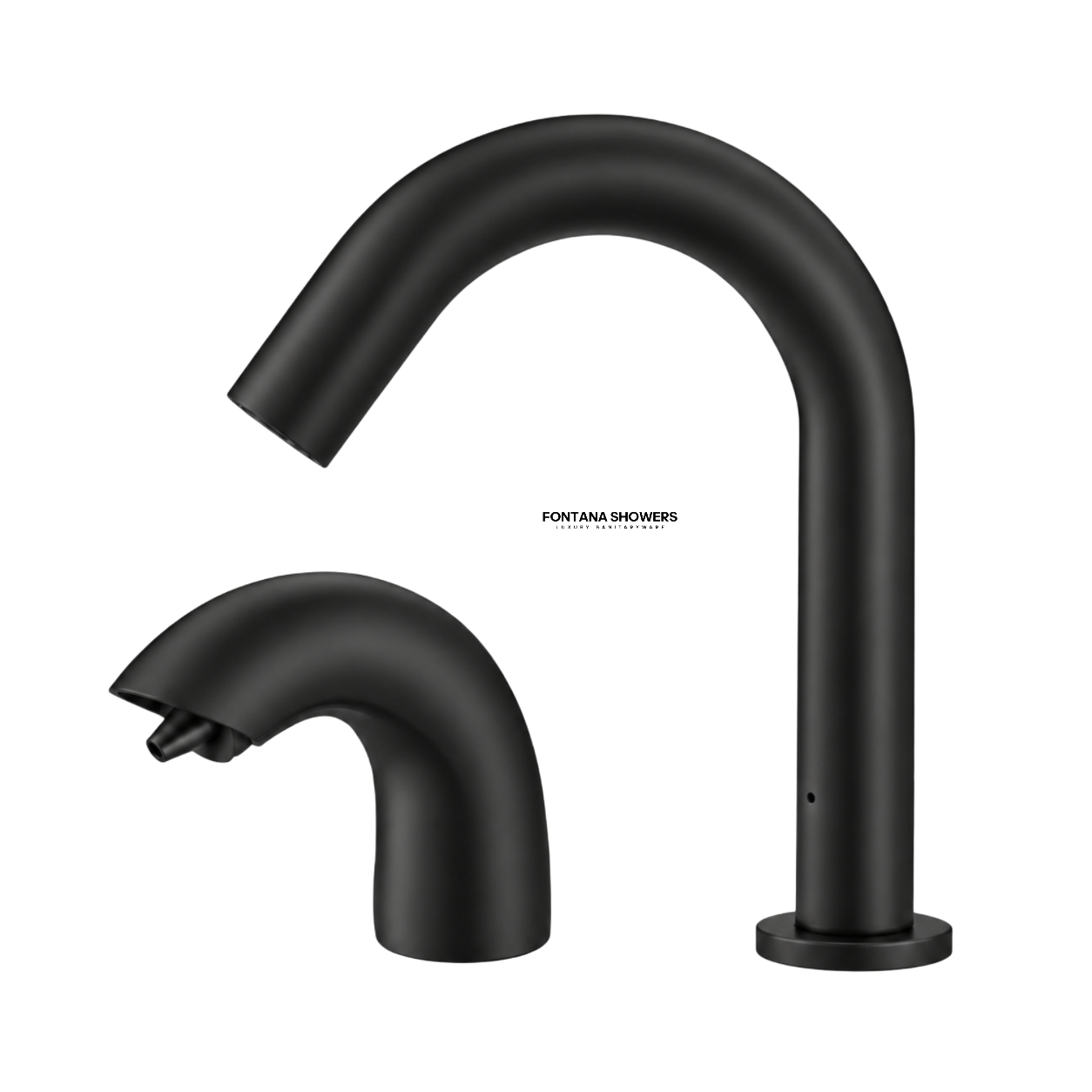 Lima Commercial Matte Black Finish Wall Mount Motion Sensor Soap Dispenser