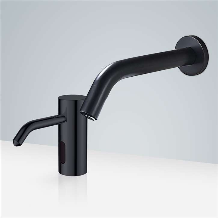 Fontana Freestanding Commercial Motion  Sensor Faucet And Automatic Soap Dispenser