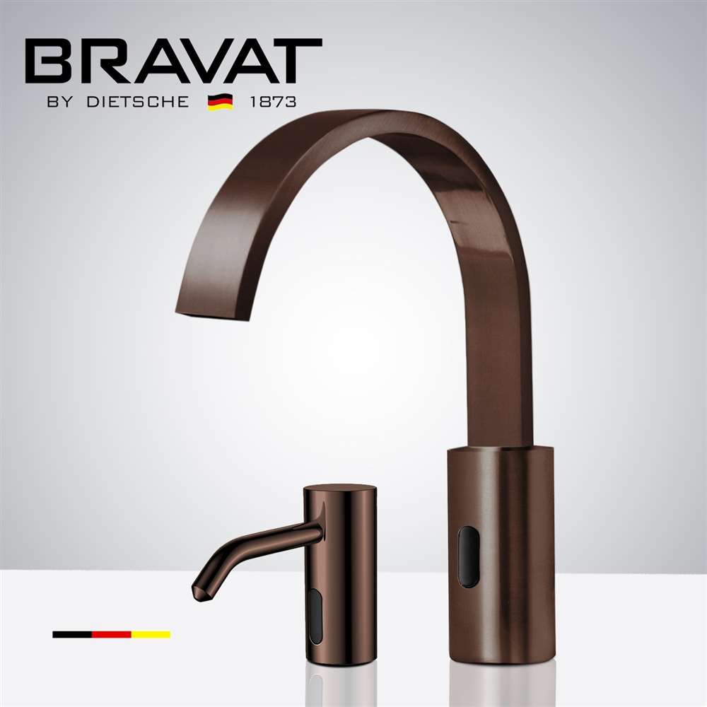 Fontana Automatic Sensor Faucet and Soap Dispenser - Modern Design