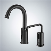 Fontana Toulouse Dark Oil Rubbed Bronze Motion Sensor Faucet & Automatic Liquid Foam Soap Dispenser for Restrooms