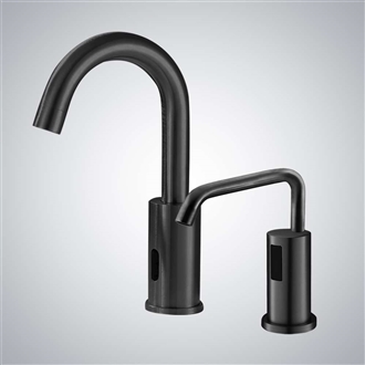 Fontana Toulouse Dark Oil Rubbed Bronze Motion Sensor Faucet & Automatic Liquid Foam Soap Dispenser for Restrooms