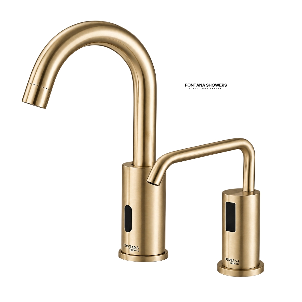Wall Mount Commercial Automatic Soap Dispenser In Brushed Gold