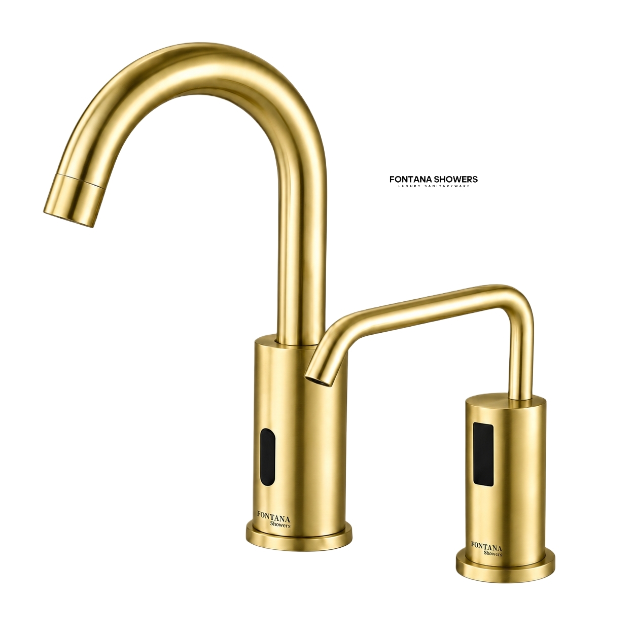Trio Polished Gold Finish Commercial Motion Sensor Liquid Soap Dispenser