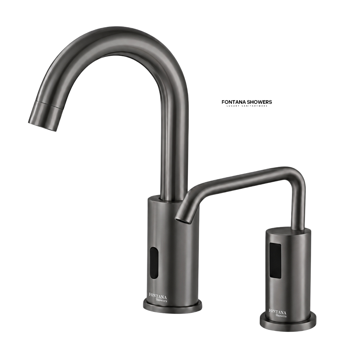 Lima Commercial Matte Black Finish Wall Mount Motion Sensor Soap Dispenser