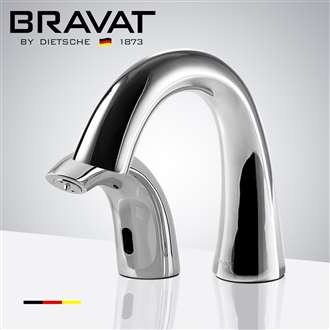 Fontana Chrome Bravat Motion Sensor Faucet & Automatic Soap Dispenser for Restrooms