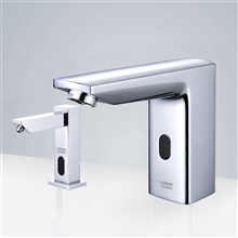 Fontana Bavaria Motion Sensor Faucet & Automatic Soap Dispenser in Chrome