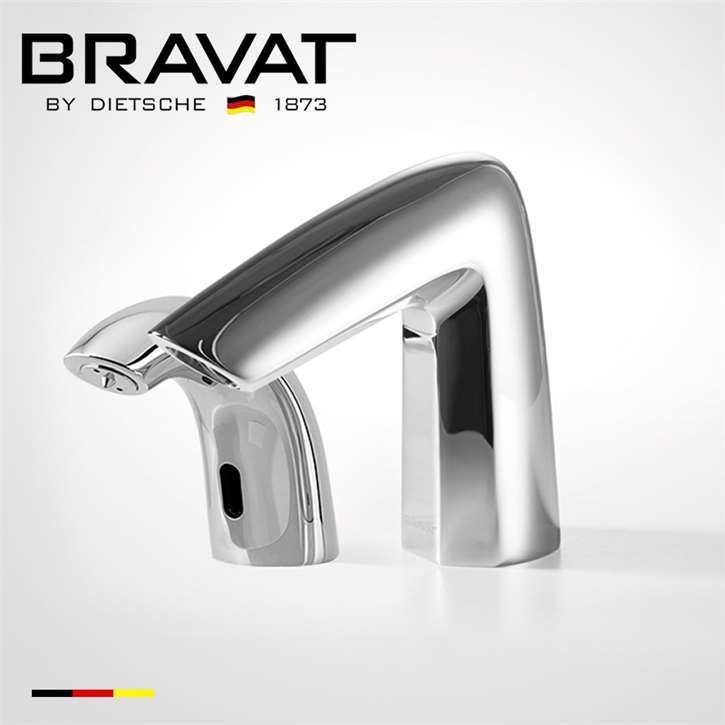Fontana Bravat Motion Sensor Faucet and Automatic Soap Dispenser in Chrome