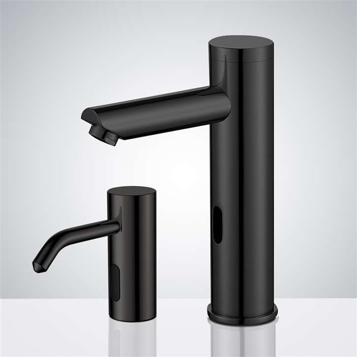 Oil Rubbed Bronze Touchless Motion Activated Sink Faucet and Soap Dispenser