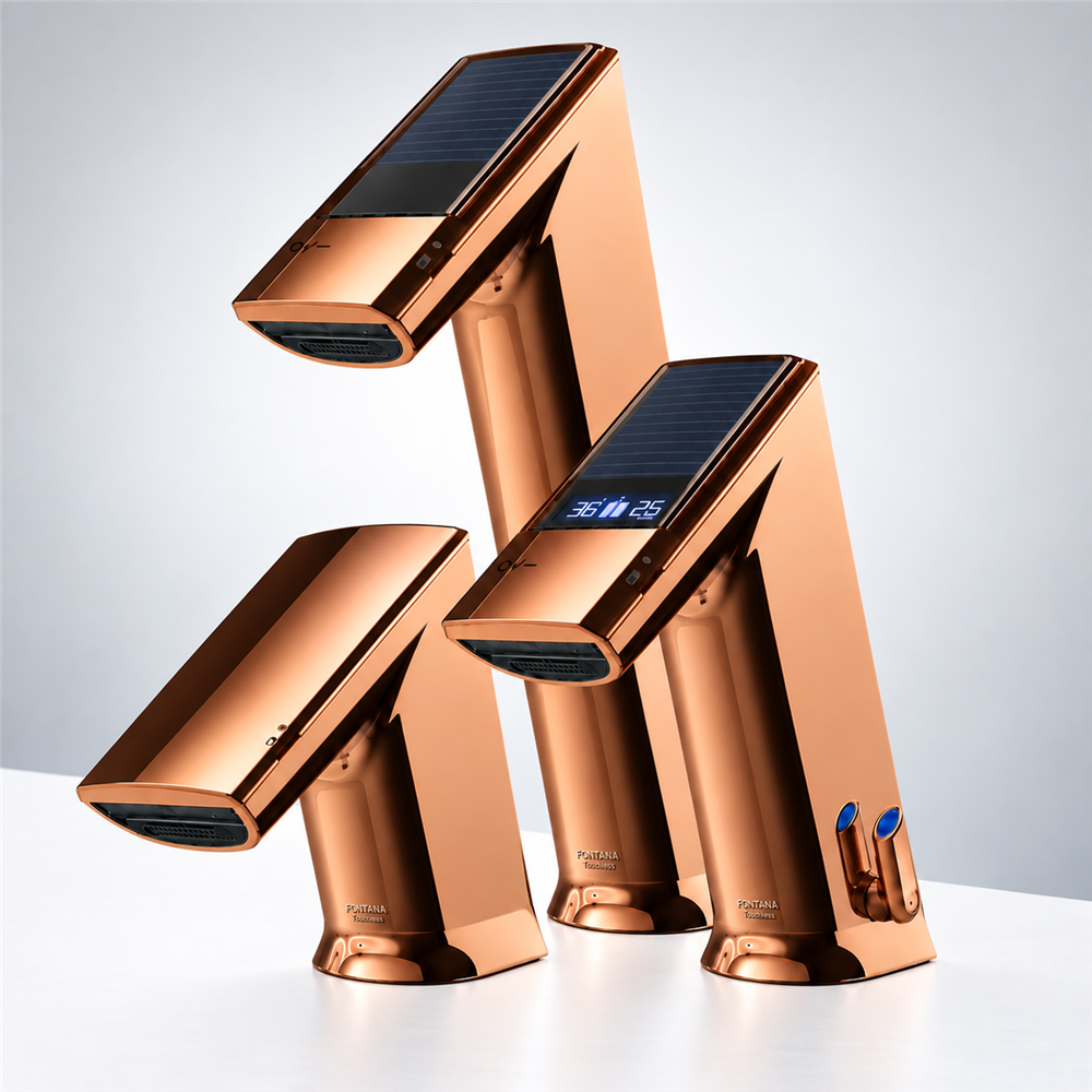Fontana Gabrio&trade; Polished Rose Gold Touchless Set